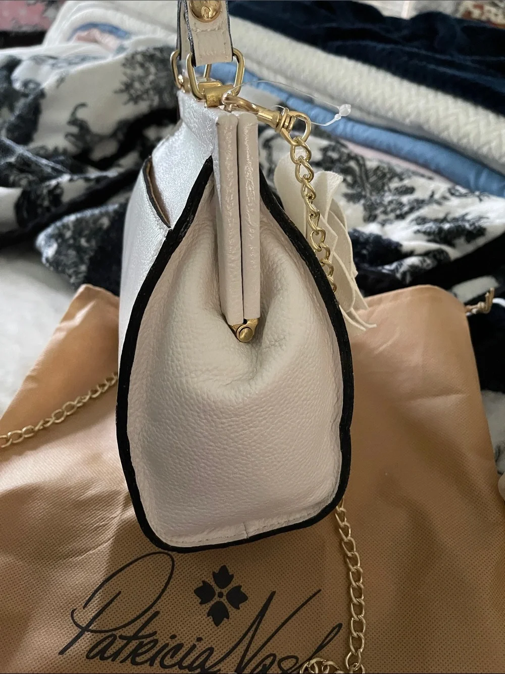 Patricia Nash Tiphanie 3D Rose Convertible Satchel Bag